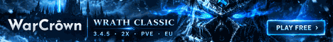 WarCrown: Wrath Classic 3.4.5 server banner