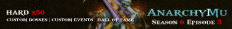 AnarchyMu Season 6 EXP 50x server banner