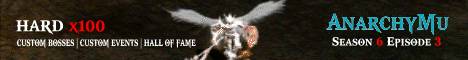AnarchyMu Season 6 EXP 100 server banner
